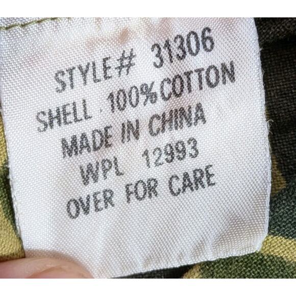 Vintage Coveralls Large Lightweight Duck Camo Warm Weather Early Season - Picture 7 of 8